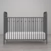 Little Seeds Monarch Hill Ivy Metal Crib, Gray