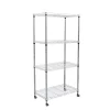 Mind Reader  23.23-in W x 13.39-in D x 48.74-in H 4-Tier Heavy Duty Metal Utility Shelving Unit