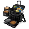 Mobile Dog Gear Rolling Week Away Dog Travel Bag (Black)