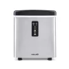 NewAir AI-100SS Portable Ice Maker 28 lb. Daily - Countertop Compact Design, 3 Size Bullet Shaped Ice, Stainless with Black Lid