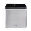Newair Silver Counter Top Ice Maker Machine,Compact Automatic Ice Maker, Cubes Ready in under 15 Minutes,Portable Ice Cube Maker with Scoop and Basket,Perfect For Home/Kitchen/Office/Bar - ClearIce40