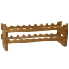 Oceanstar  18-Bottle Brown Wood Wine Rack