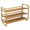 Oceanstar  3-Tier Bamboo Shoe Rack