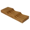 Oceanstar  6.12-in x 17-in Wood Silverware Insert Drawer Organizer