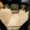 Plush Paws Products Seat Cover for Compact Cars, Small, Tan