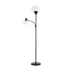 Portfolio  71-in Black Shaded Floor Lamp