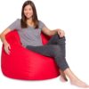 Posh Creations X-Large Bean Bag Chair (Solid Red)