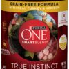 Purina ONE Grain Free, Natural Pate Wet Dog Food, SmartBlend True Instinct With Real Turkey & Venison - (12) 13 oz. Cans