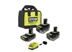 RYOBI PSK007 ONE+ 18V Lithium-Ion HIGH PERFORMANCE Starter Kit with 2.0 Ah Battery, 4.0 Ah Battery, 6.0 Ah Battery, Charger, and Bag