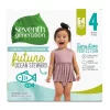 Seventh Generation Sensitive Protection Baby Diaper, Size 4 - 64 ct. (20 - 32 lbs.)