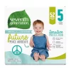 Seventh Generation Sensitive Protection Baby Diaper, Size 5 - 52 ct. (27 - 35 lbs.)