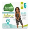 Seventh Generation Sensitive Protection Baby Diaper, Size 6 - 46 ct. (35+ lbs.)