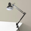 Studio Designs Swing Arm Lamp with 13-watt CFL Bulb, Black