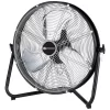 Utilitech  20-in 3-Speed Indoor Black Floor Fan