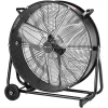 Utilitech  24-in 2-Speed Indoor Black Industrial Fan