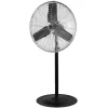 Utilitech  30-in 3-Speed Indoor or Outdoor Black Oscillating Pedestal Fan