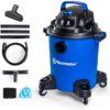 Vacmaster 3 Peak HP 5 Gallon Shop Vacuum Lightweight Powerful Suction Wet Dry Vacuum Cleaner with Blower Function for Dog Hair,Garage,Car,Home and Workshop
