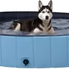 Yaheetech Foldable Outdoor Hard Plastic Swimming Pool for Dogs Cats & Kids, XXL-63 inch