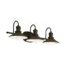 allen + roth  Hainsbrook 26.12-in 3-Light Antique Bronze Coastal Vanity Light