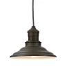 allen + roth  Hainsbrook Aged Bronze Industrial Cone Mini Pendant Light