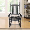 wooden porch rocker chair BLACK