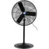 iLIVING  30-in 3-Speed Indoor Black Stand Fan