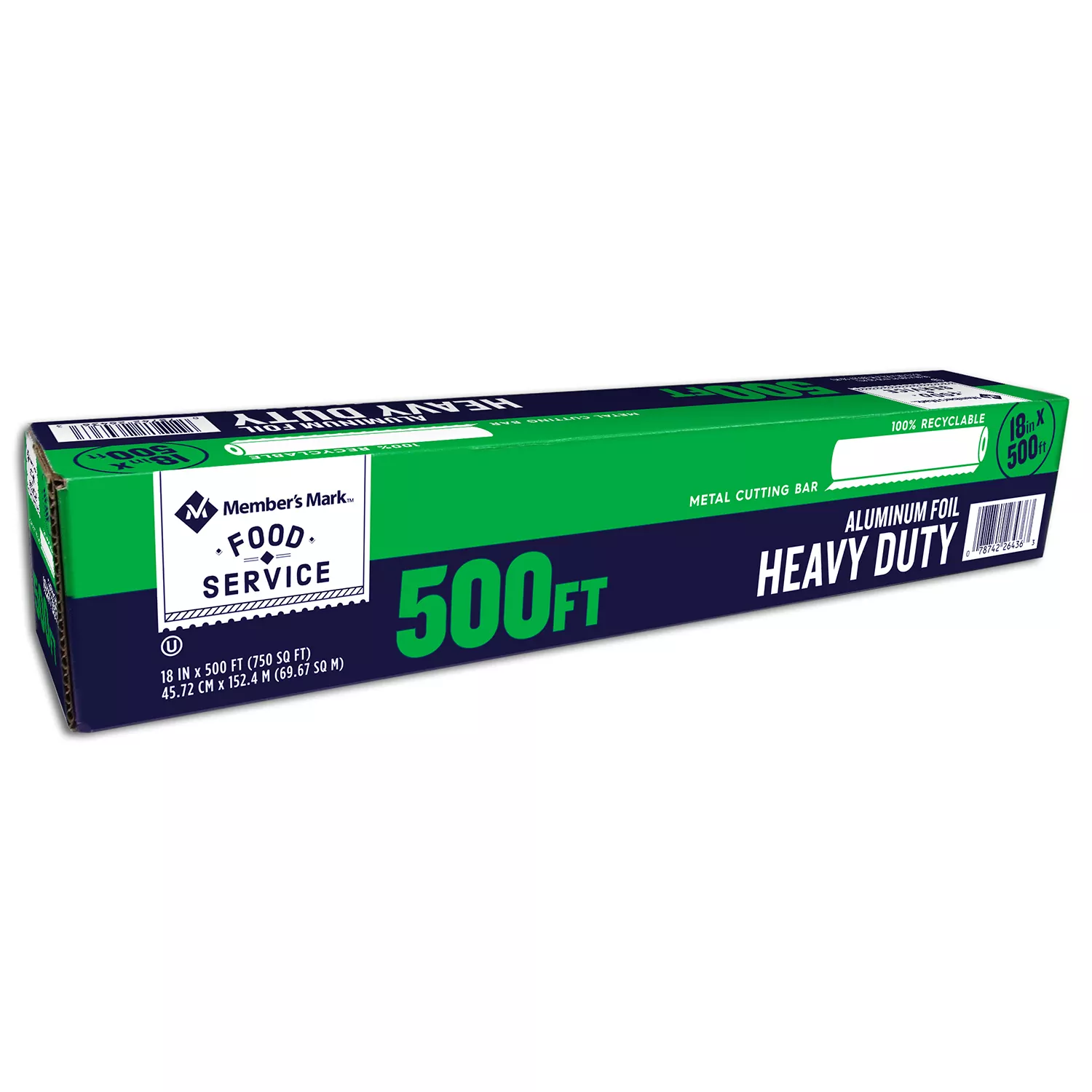 Genuine Joe Heavy-Duty Aluminum Foil - 18 Width x 500 ft Length