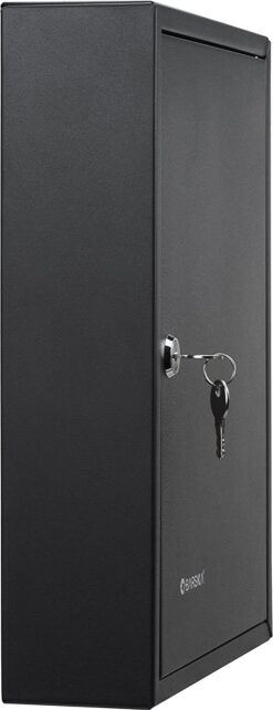 BARSKA CB13232 Key Lock 42 Position Adjustable Key Cabinet Lock Box Black