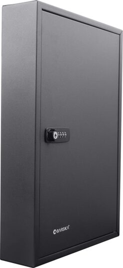 BARSKA CB13264 Combination Lock 64 Position Adjustable Key Cabinet Lock Box Black