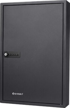 BARSKA CB13264 Combination Lock 64 Position Adjustable Key Cabinet Lock Box Black