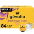 Gevalia Dark Royal Roast Dark Roast K-Cup Coffee Pods, Christmas Breakfast (84 ct Box)