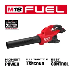 Milwaukee 2824-20 M18 FUEL Dual Battery 145 MPH 600 CFM 18-Volt Lithium-Ion Brushless Cordless Handheld Blower (Tool-Only)