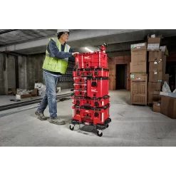 Milwaukee 48-22-8422 PACKOUT 10 in. Compact Portable Tool Box with Adjustable Dividers and Interior Storage Tray