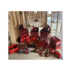 Milwaukee 48-22-8424 PACKOUT 22 in. Medium Red Tool Box with 75 lbs. Weight Capacity