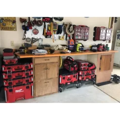 Milwaukee 48-22-8424 PACKOUT 22 in. Medium Red Tool Box with 75 lbs. Weight Capacity