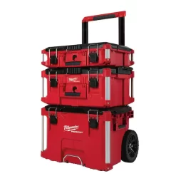 Milwaukee 8426-8425-8424 PACKOUT 22 in. Rolling Tool Box, 22 in. Large Tool Box and 22 in. Medium Tool Box