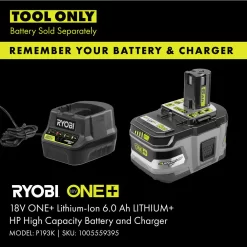 RYOBI P1109BTLVNM ONE+ HP 18V Brushless 16 in. Cordless Battery Walk Behind Push Lawn Mower (Tool Only)