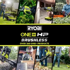 RYOBI P1109BTLVNM ONE+ HP 18V Brushless 16 in. Cordless Battery Walk Behind Push Lawn Mower (Tool Only)