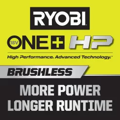 RYOBI P1109BTLVNM ONE+ HP 18V Brushless 16 in. Cordless Battery Walk Behind Push Lawn Mower (Tool Only)
