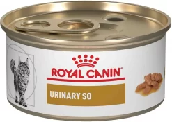 Royal Canin Veterinary Diet Adult Urinary SO Morsels in Gravy Canned Cat Food, 3-oz, case of 24