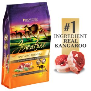 ZIGNATURE Limited Ingredient Diet Grain Free Kangaroo Recipe Dry Dog Food