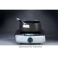 All-Clad HA1 Aluminum Stock Pot with Lid, 8-Quart, Black
