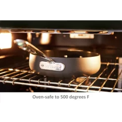 All-Clad HA1 Aluminum Stock Pot with Lid, 8-Quart, Black