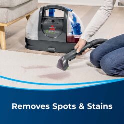Bissell Little Green Pet Deluxe Portable Carpet Cleaner, 3353, Gray-Blue