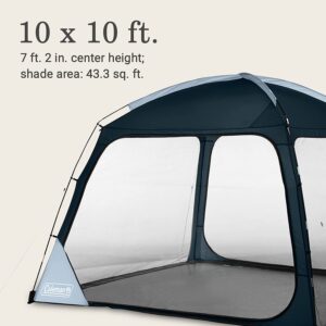 Coleman Skyshade 10 x 10 Screen Dome Canopy, Blue Nights