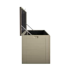 Cosco Outdoor Patio Deck Storage Box, Extra Large, 180 Gallons, Tan