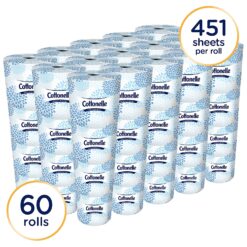 Cottonelle Professional Bulk Toilet Paper for Business (92145), Standard Toilet Paper Rolls, 2-Ply, White, 60 RollsCase, 451 SheetsRoll