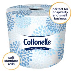 Cottonelle Professional Bulk Toilet Paper for Business (92145), Standard Toilet Paper Rolls, 2-Ply, White, 60 RollsCase, 451 SheetsRoll