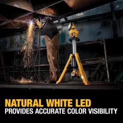 DEWALT DCL079B 20-Volt MAX 3000-Lumen Tripod Light 12