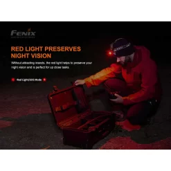 The Fenix HM60R Rechargeable Headlamp is a great all-purpose headlamp which features three types of light—a spotlight for long distance illumination, a floodlight with neutral white light for better color rendering, and red light to preserve your night vision and for up-close tasks. The included 18650 battery is USB Type-C rechargeable and the port is hidden with an inner waterproof interface. A large, glove-friendly switch allows you to access the lighting mode you need for camp, the trail, or job site. An additional unique feature of the Fenix HM60R Rechargeable Headlamp is its stride frequency sensor which can be an advantage to those who who would like to use this for running purposes. Features: Max Lumens: 1200 Max Beam Distance: 381 feet (116 meters) Max Runtime: 54 hours Lighting Modes: 4 spotlight levels, 2 floodlight levels, red light and red SOS Bulb Type: LED Luminus SST40 and XP-G2 neutral white light LED Size: 3.35” (85mm) x 1.77” (45mm) Weight: 5.54 oz. (157g) including battery and headband Battery: One included 18650 rechargeable li-ion battery or two CR123A lithium batteries Included: Fenix ARB-L18-2600 li-ion battery, USB Type-C charging cable, spare O-ring Warranty: Limited Lifetime Guarantee from Fenix Lighting USA Luminus SST40 white light LED, XP-G2 neutral white light LED; with a lifespan of 50,000 hours. Included a Fenix ARB-L18-2600 18650 rechargeable LI-ion battery and compatible with two CR123A Lithium batteries. Spotlight, floodlight and red light combined. Stride frequency sensor: the brightness changes along with your speed. Hidden inner waterproof USB Type-C charging interface. A large all-in-one side switch. Made of quality PC and aluminum, lightweight and wear-resistant.